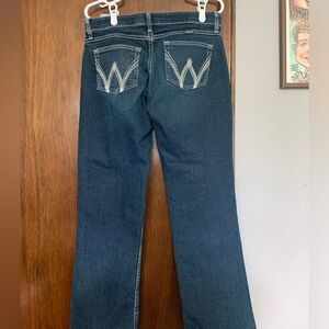 Wrangler Women's Q-Baby Mid Rise Boot Cut Ultimate Riding Jean size 9/10x30